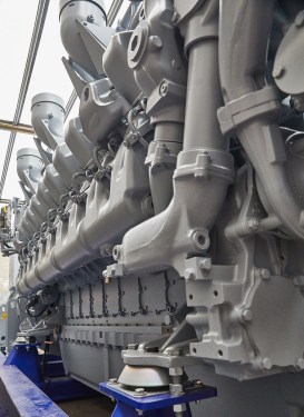 Немецкая ДГУ MTU единичной мощностью 2547 кВт в контейнере для газовой компании "НОВАТЭК" – фото 34 из 74